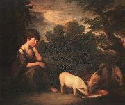 Thomas Gainsborough Girl with Pigs oil painting reproduction